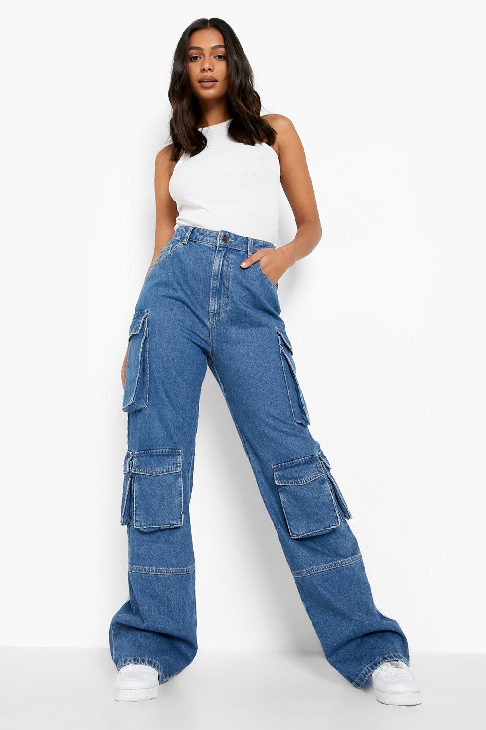 Women's high store waist boyfriend jeans